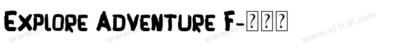 Explore Adventure F字体转换